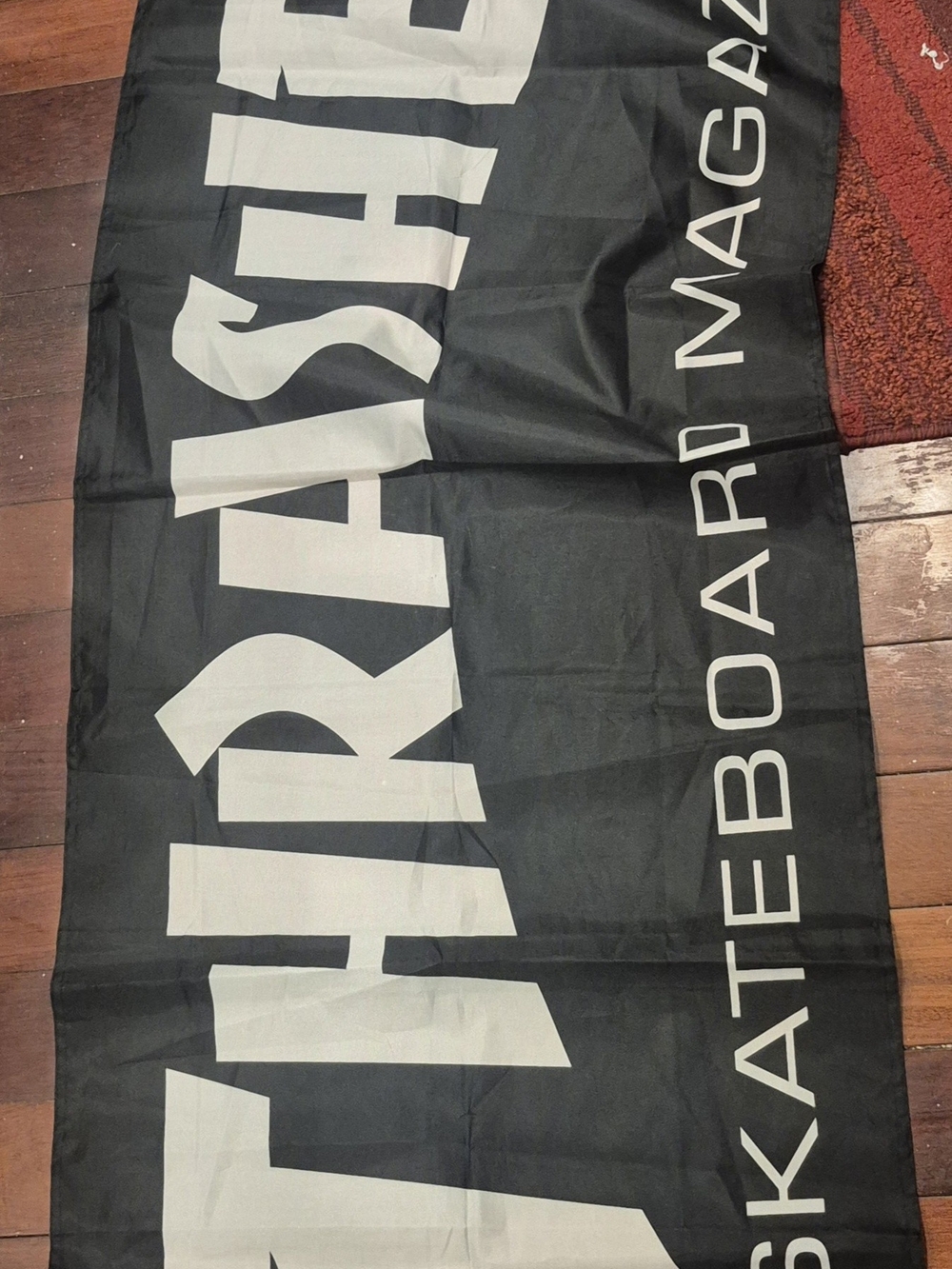 Black & White Thrasher Skateboard Magazine Wall Banner